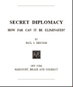 Secret Diplomacy