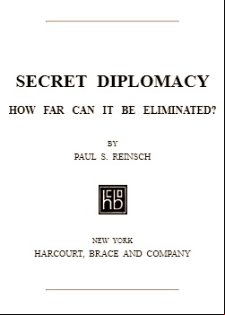 Secret Diplomacy