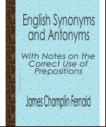 English Synonyms and Antonyms